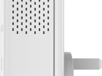 Powerline Repeater, 1000 MBit/s, Wandstecker, 1 Stecker, Zusätzliche Steckdose