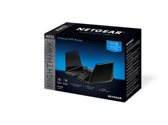 NETGEAR Nighthawk RAX120 WiFi 6 Router 8-Stream AX6000 Wireless Speed