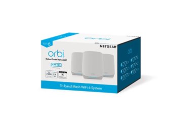 Orbi RBK763S Tri-Band Mesh WiFi 6 System - NETGEAR