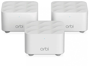 Orbi Dual-Band Mesh WLAN-System, 1.2Gbps, Router + 2 Satellites