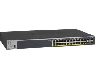 Smart switch PoE+  24 ports Gigabit Ethernet avec en option gestion à distance/cloud et 4 ports SFP (380 W)