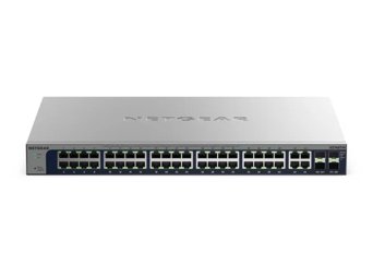 48-Port 10-Gigabit Ethernet Smart Switch with 4 Dedicated SFP+ Ports