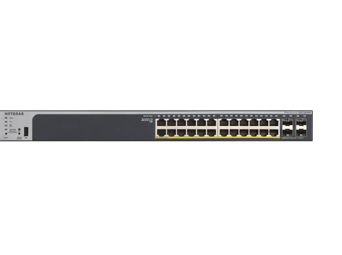 Smart switch PoE+  24 ports Gigabit Ethernet avec en option gestion à distance/cloud et 4 ports SFP (380 W)
