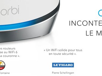 Orbi WiFi 6 AX6000 WiFi 6 집안 전체 Mesh WiFi 시스템 (RBK855)