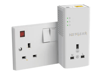 Powerline Extender, 1000Mbps, Wall-plug, Extra Outlet, 2 Extenders