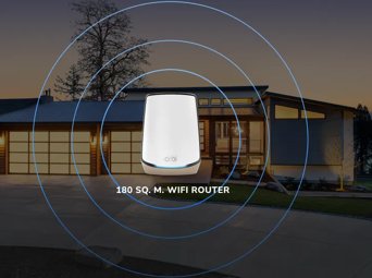 Routeur Tri-Band Orbi WiFi 6 série 860, 6Gbps ports 10 Gbit/s, avec NETGEAR Armor inclus pendant 1 an