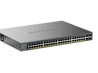 48 Port Gigabit Ethernet PoE+ Smart Switch w/ optional Remote/Cloud Management and 4 SFP Ports (380W)