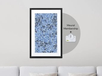 Meural Canvas, Mount, and Membership Bundle