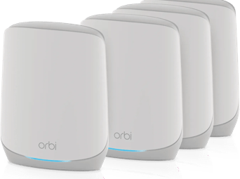 Orbi 760 Series Tri-band WiFi 6 Mesh System, 5.4Gbps, Router + 3 Satellites