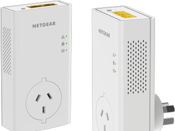 Powerline Repeater, 2000Mbps, Wandstecker, zusätzliche Steckdose, 2 Extender