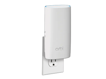 Orbi Tri-band Add-on Wall Plug Satellite, 2.2Gbps