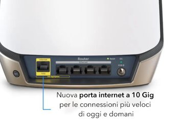 NETGEAR Orbi RBK863S Tri-Band WiFi 6 Mesh System - 3 Pack
