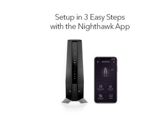 Nighthawk DOCSIS 3.1 Two-in-one Cable Modem + WiFi 6 Router Combo, 6Gbps