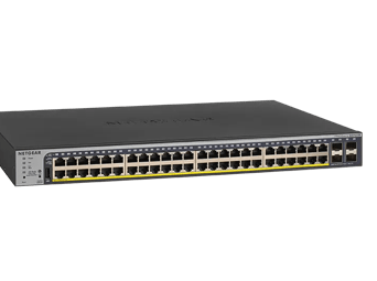 48-Port Gigabit Ethernet PoE+ Smart Switch w/ optional Remote/Cloud Management and 4 SFP Ports (380W)