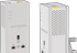 Powerline Repeater, 1000 MBit/s, Wandstecker, 1 Stecker, Zusätzliche Steckdose