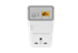 Powerline-extender, 1000 Mbps, wandstekker, extra stopcontact, 2 extenders