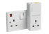 Powerline-extender, 1000 Mbps, wandstekker, extra stopcontact, 2 extenders
