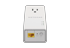 Powerline Repeater, 1200 Mbit/s, Wandstecker, 1 Anschluss, 2 Extender