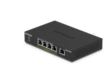 NETGEAR 5-Port Gigabit Unmanaged PoE Switch, 83W (GS305PP)
