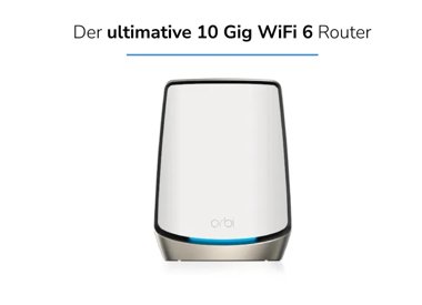 Routeur Tri-Band Orbi WLAN 6 série 860, 6Gbps Anschlüsse 10 Gbit/s, avec NETGEAR Armor inclus pendant 1 an