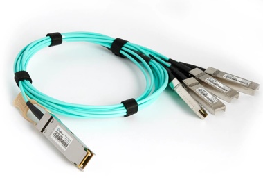 Optic.ca Q4X25-AO3M-NT-OC 3m Active Optical 100G QSFP28 to 4x25G SFP28 AOC Cable (ACC4V763)