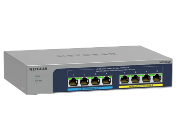 8-port Multi-Gigabit (2.5G) Ultra60 PoE++ Ethernet Unmanaged Switch