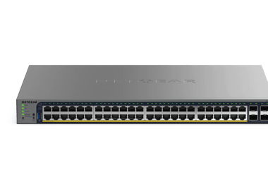 48 Port Gigabit Ethernet PoE+ Smart Switch w/ optional Remote/Cloud Management and 4 SFP Ports (380W)