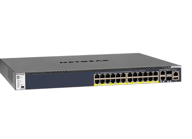 M4300-28G PoE+, GSM4328PB, 24x1G PoE+ 630W, 2x10G, 2xSFP+