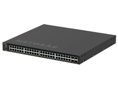 1G PoE+ (236Wベース、最大1,440W)×48ポート, SFP+×4スロット搭載マネージスイッチ