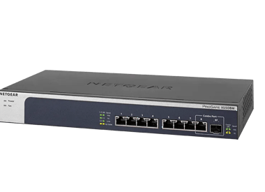Netgear XS508M 8 Port 10GbE Multi-Gigabit Ethernet LAN Switch Unmanaged mit 1x 10G SFP+