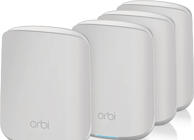 Orbi Dual-Band WiFi 6 Mesh-System, 1,8 Gbit/s, Router + 3 Satelliten